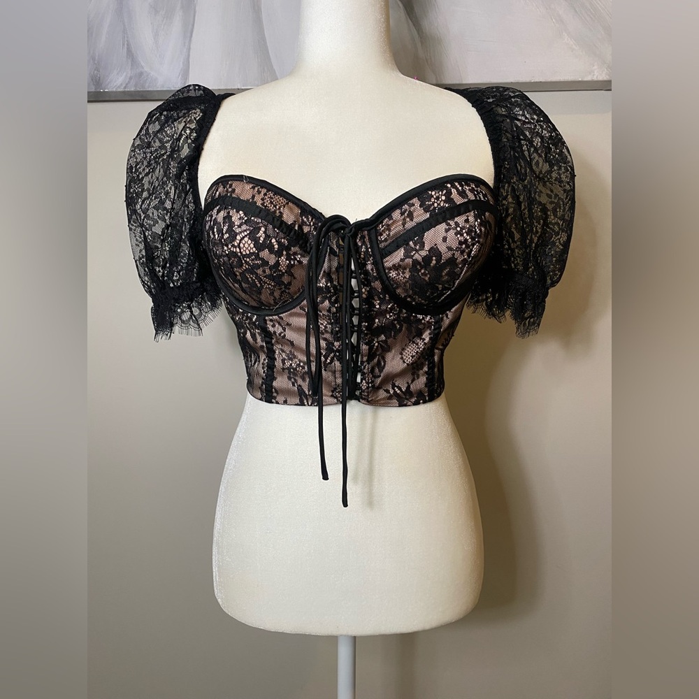 Fashion Nova Lace Bustier Corset Top
